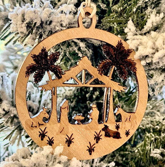 Nativity Christmas Tree Ornament